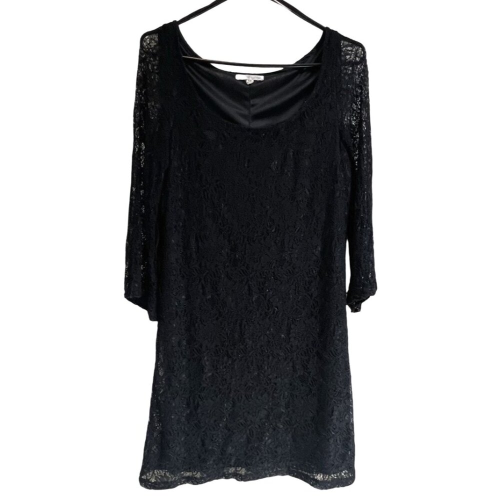 Rachael & Chloe Black Lace Dress
